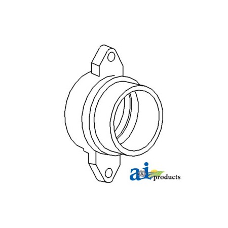 A & I Products Clutch Release Bearing Carrier 4.1" x3.5" x3.7" A-183129M2